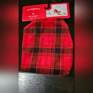 New- Plaid Red/Black Pet PJs